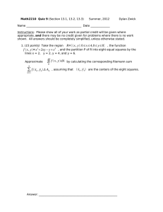 Math2210  Quiz 9 Name ________________________________________  Date ______________