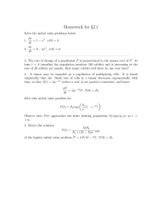 Homework for §2.1