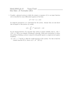 Math 2250 Lab 12 Name/Unid: Due Date: 27 November 2014