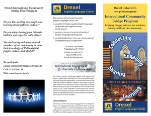 Intercultural Community Bridge Program Drexel Intercultural Community Drexel University’s