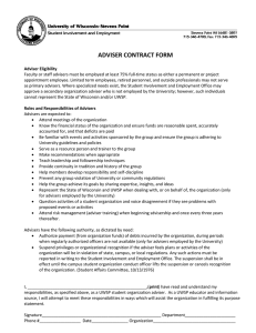ADVISER CONTRACT FORM