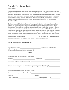 Environmental Station Trip Permission Letter