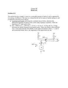 Lecture 25 Homework Problem 25.1