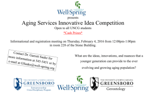 Aging Services Innovative Idea Competition