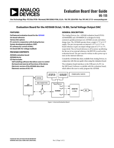 Evaluation Board User Guide UG-155