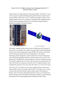 China's First Civil High-resolution Stereo Mapping Satellite ZY-3