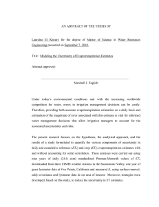 AN ABSTRACT OF THE THESIS OF