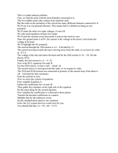 This is a nodal analysis problem.