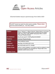 Charmed bottom baryon spectroscopy from lattice QCD Please share