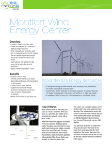 Montfort Wind Energy Center Overview