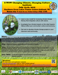  Learn a new model for increasing climate change