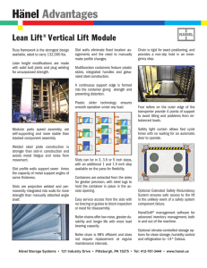Hänel Advantages Lean Lift Vertical Lift Module