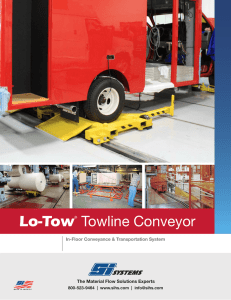 Lo-Tow  Towline Conveyor In-Floor Conveyance &amp; Transportation System