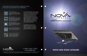 LoaDing Dock eQuiPMent ProDucts BuiLt for safety, reLiaBiLity anD strength