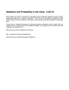 Statistics and Probability in the news.  5-26-10
