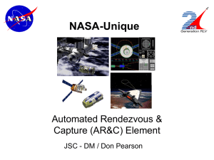 NASA-Unique Automated Rendezvous &amp; Capture (AR&amp;C) Element JSC - DM / Don Pearson