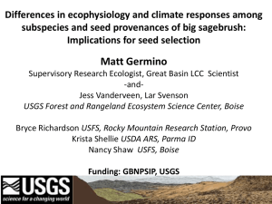 Differences in ecophysiology and climate responses among