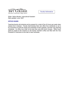 Faculty Information