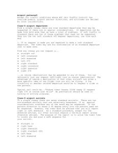 Airport patterns  override powers, airport pattern directions, and altitudes are decided
