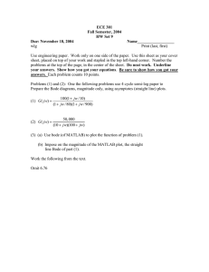 ECE 301 Fall Semester, 2004 HW Set 9 Due: November 18, 2004