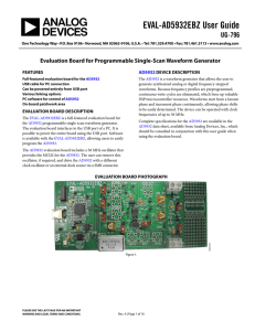EVAL-AD5932EBZ User Guide UG-796