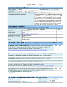 Course Form