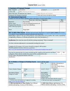 Course Form
