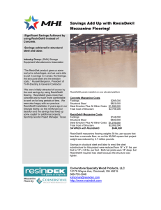 Savings Add Up with ResinDek® Mezzanine Flooring!