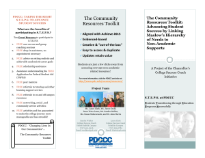 The Community Resources Toolkit