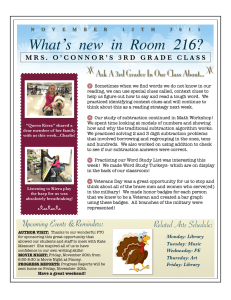 What’s new in Room 216? z