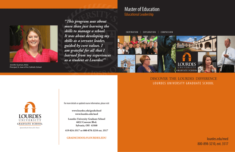 Master Of Education Educational Leadership