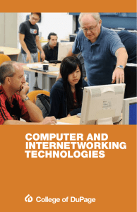 COMPUTER AND INTERNETWORKING TECHNOLOGIES