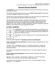 Argument Structure Handbook 1