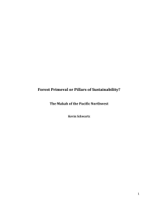 Forest Primeval or Pillars of Sustainability?    The Makah of the Pacific Northwest    
