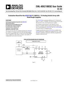 EVAL-ADG2108EBZ User Guide UG-465