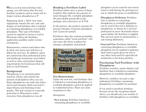 W Reading a Fertilizer Label