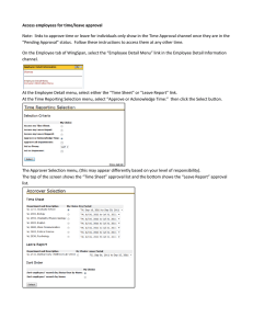WingSpan Time/Leave Approval Guide