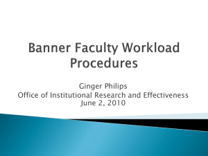 Ginger Philips Office of Institutional Research and Effectiveness June 2, 2010