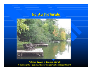 Go Au Naturale Patrick Goggin / Carolyn Scholl Vilas County –