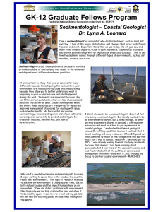 GK-12 Graduate Fellows Program Sedimentologist – Coastal Geologist