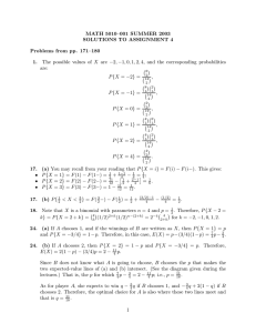 MATH 5010–001 SUMMER 2003 SOLUTIONS TO ASSIGNMENT 4 Problems from pp. 171–180 1.