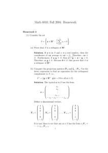 Math 6010, Fall 2004: Homework