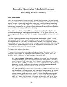 Responsible Citizenship in a Technological Democracy