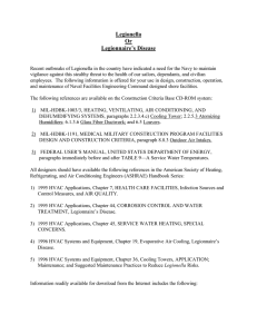 Legionella Or Legionnaire’s Disease