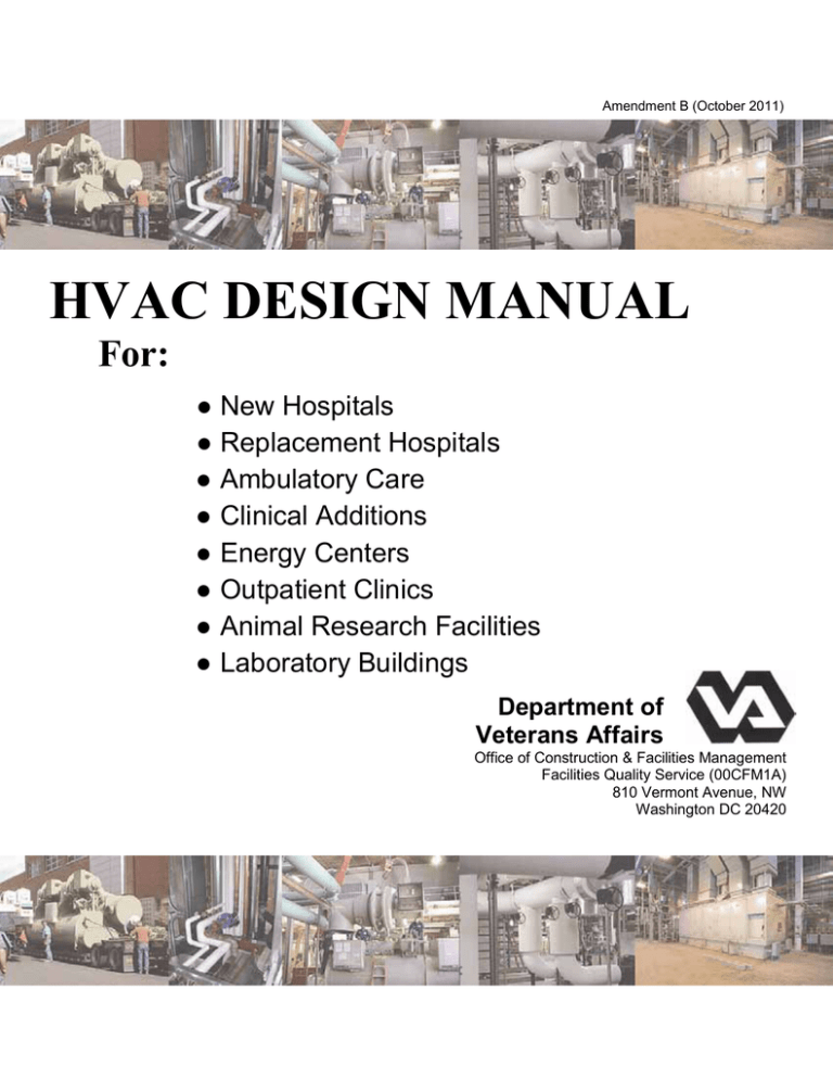 HVAC DESIGN MANUAL For