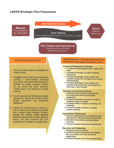^^^&gt;SP?8l^^t3S^^^^^^^^o^ LACCD Strategic Plan Framework Key Trends and Implications