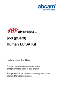 ab131384 – p53 (pSer9) Human ELISA Kit