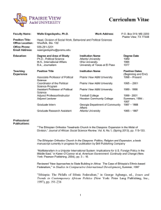 Curriculum Vitae
