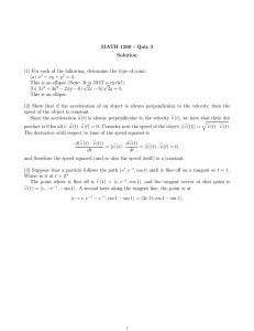 MATH 1260 - Quiz 3 Solution (a) x