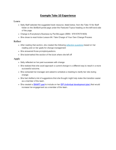 Example Take 10 Experience Learn